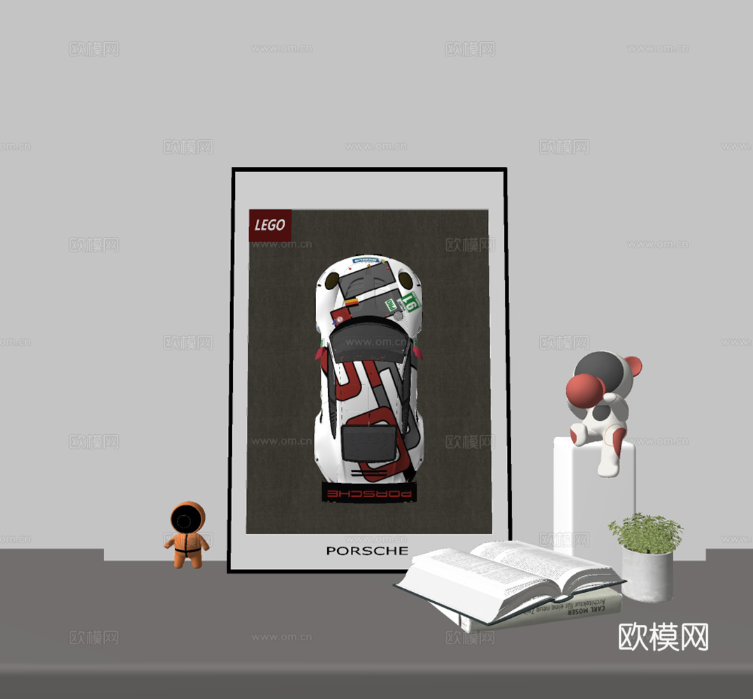 儿童画 立体画su模型