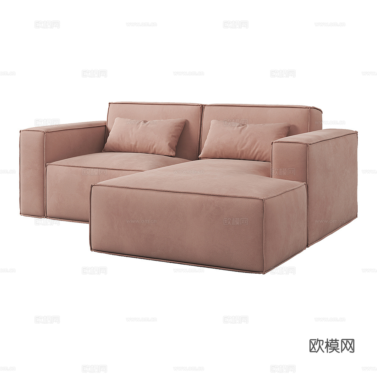 现代简约双人沙发 双人沙发 简约沙发 客厅沙发 多人沙发3d模型