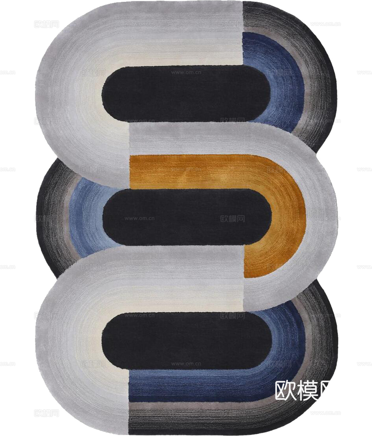 现代风圆形地毯 异形地毯
