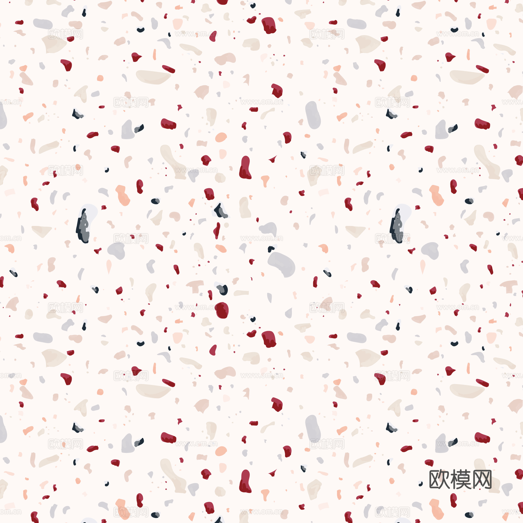 彩色小颗粒水磨石贴图
