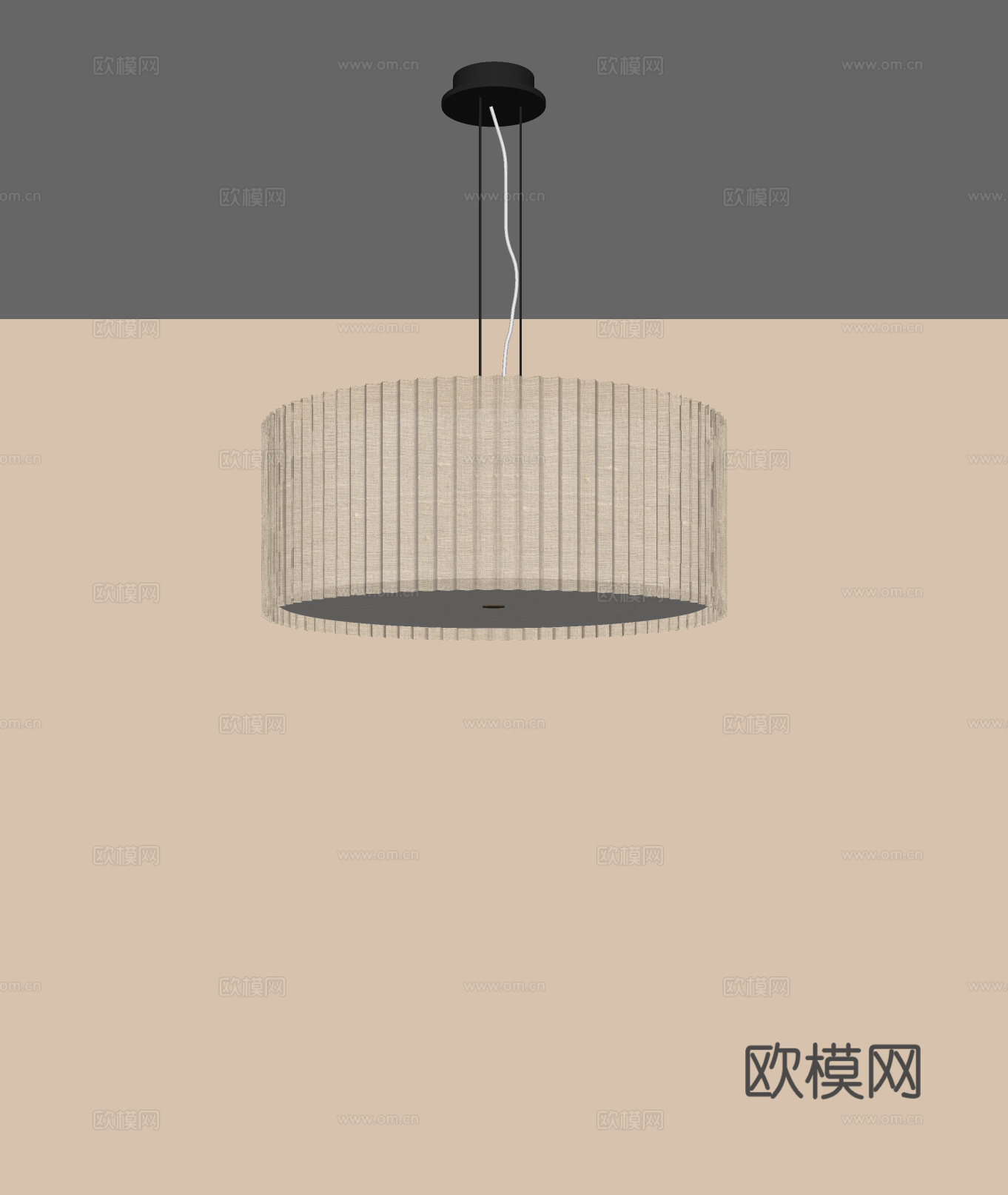 现代餐厅吊灯 包间吊灯 圆形吊灯 大吊灯su模型