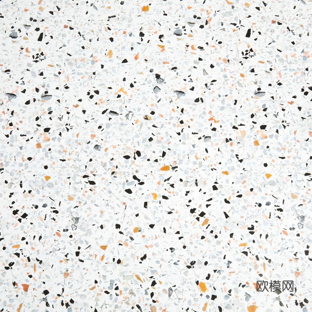 白色小颗粒水磨石贴图