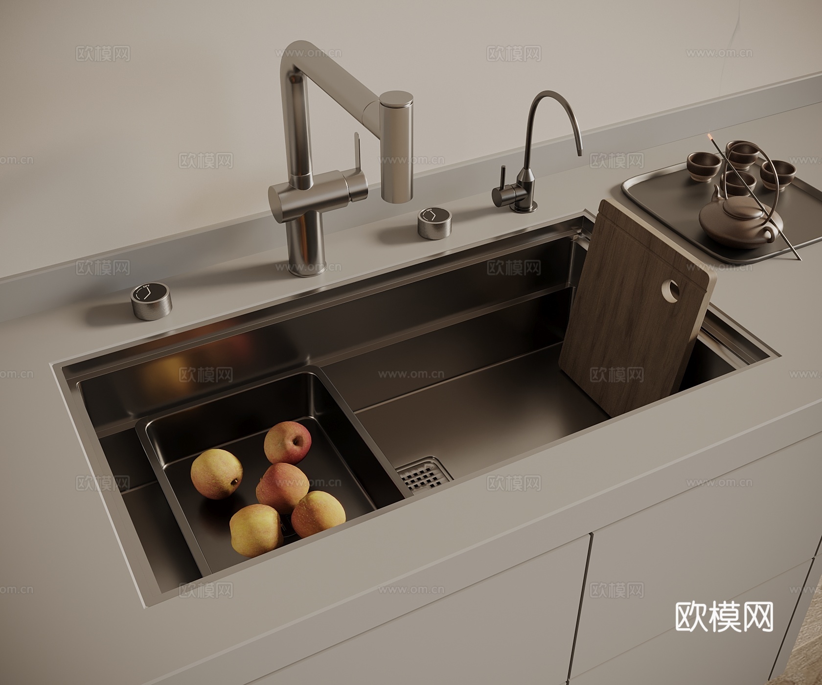 台盆 水槽 洗菜盆3d模型