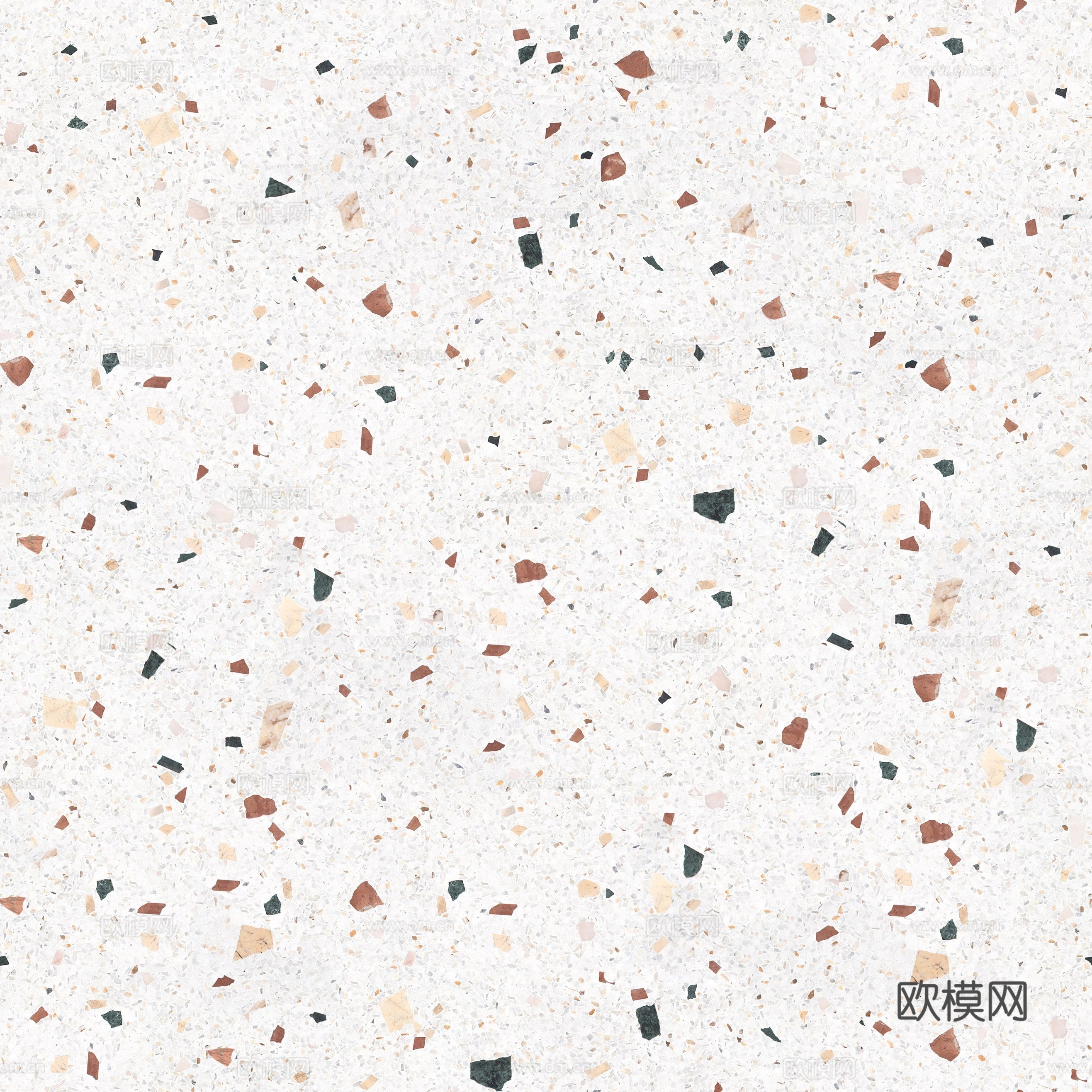 无缝彩色水磨石贴图
