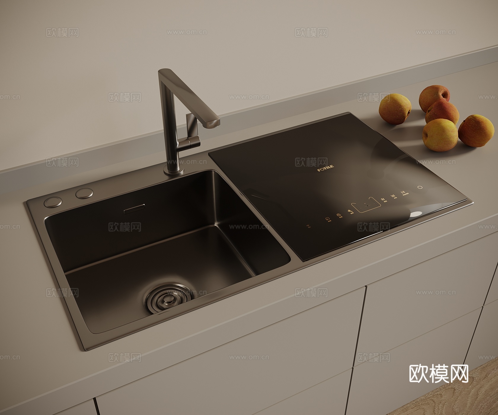 台盆 水槽 洗菜盆3d模型