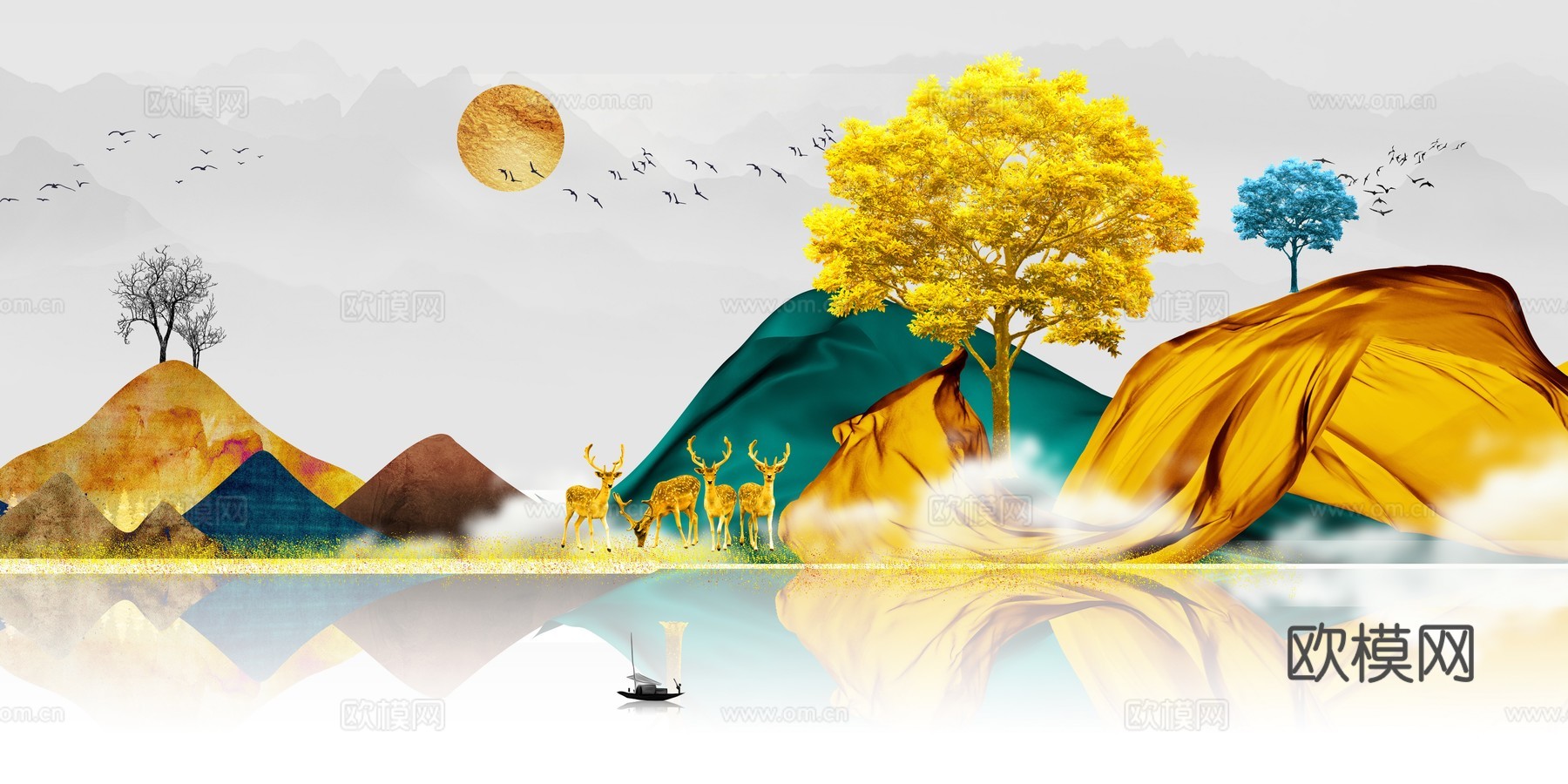 高清现代装饰画挂画下载