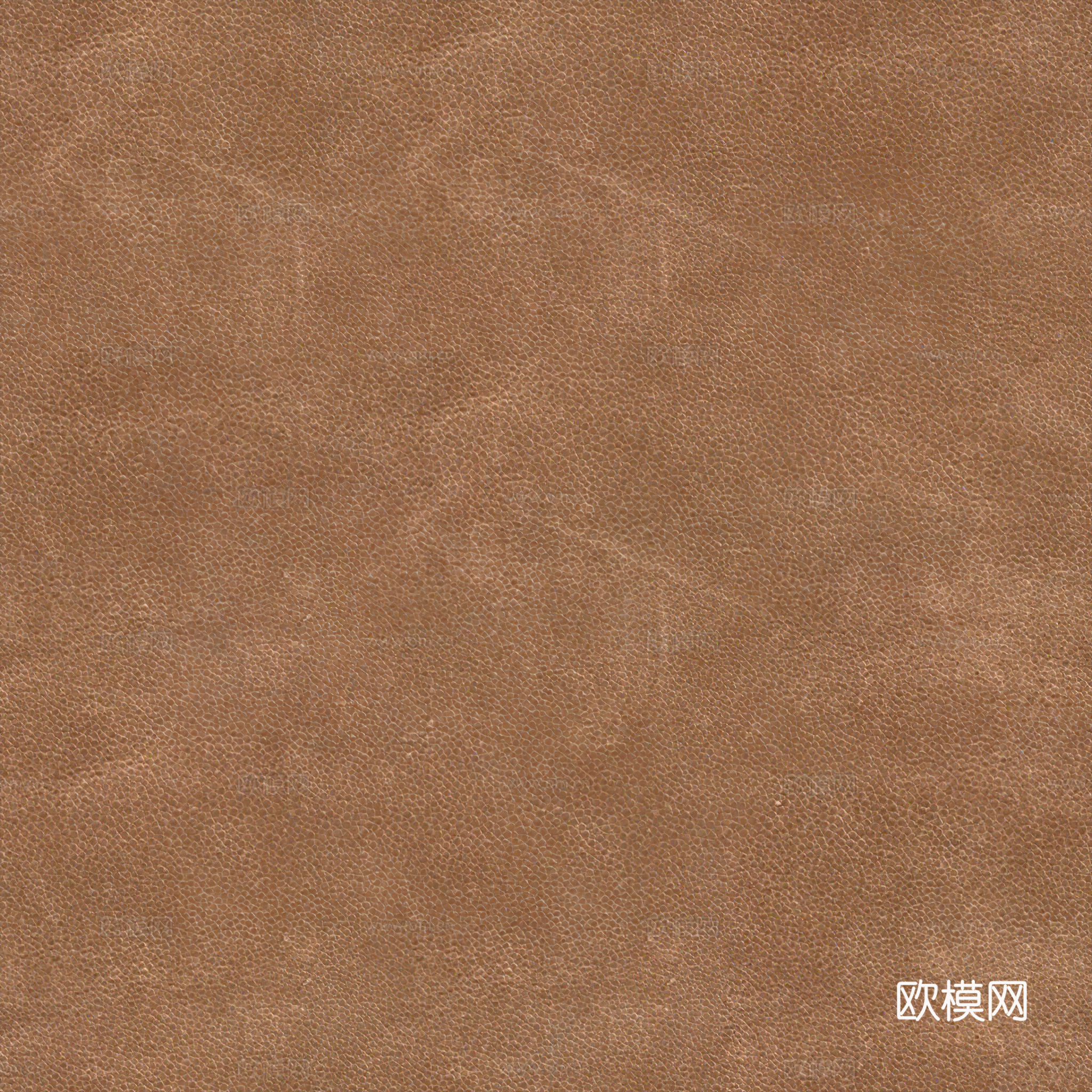 棕色粗纹皮革