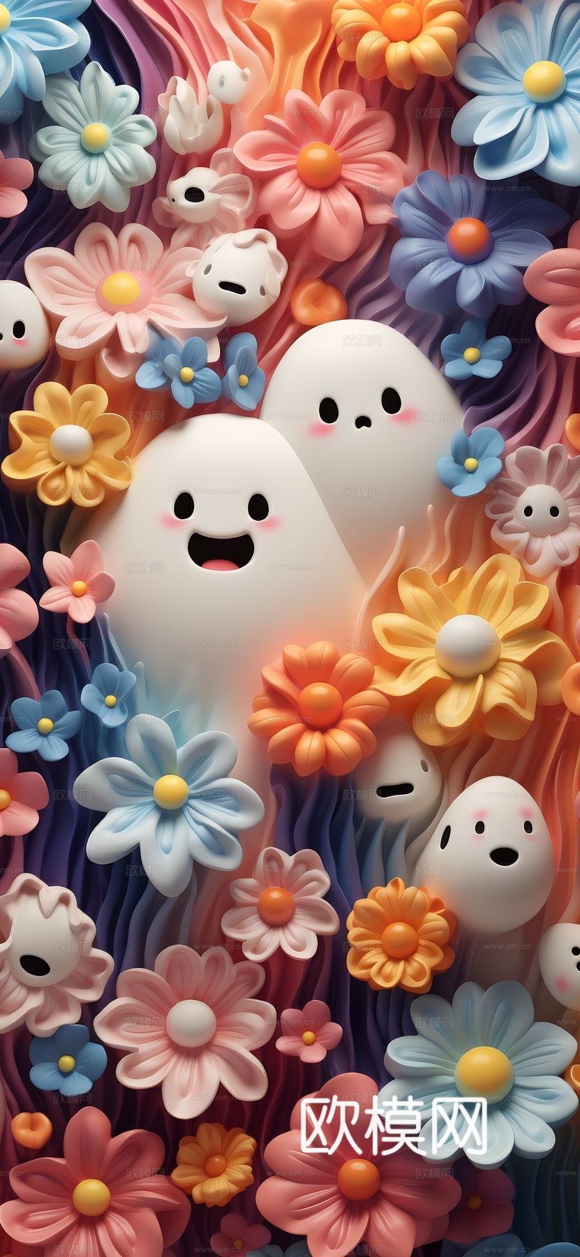 高清新款儿童房卡通挂画壁纸下载