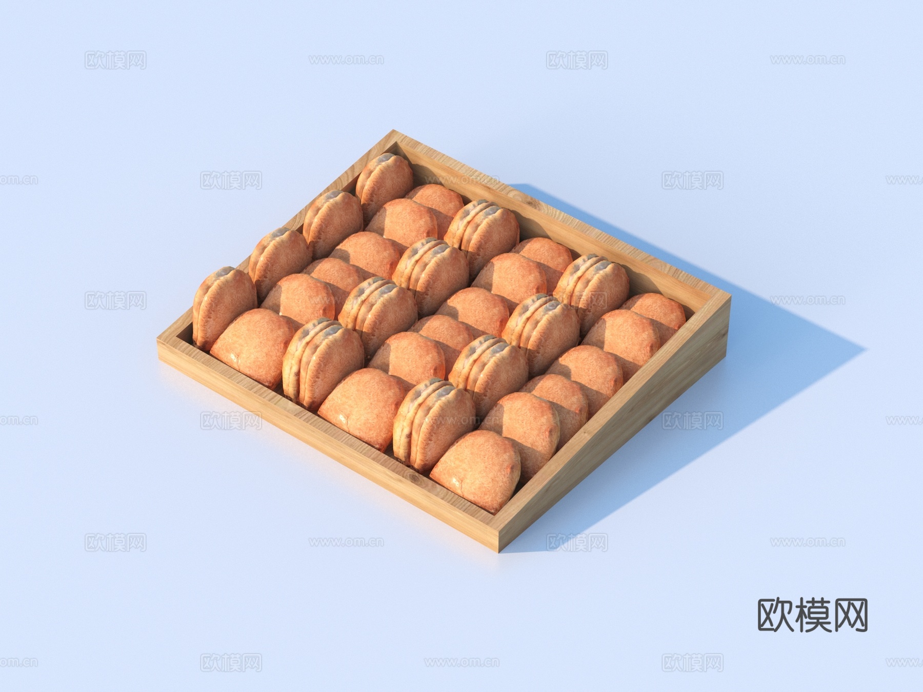 面包 托盘 厨具3d模型
