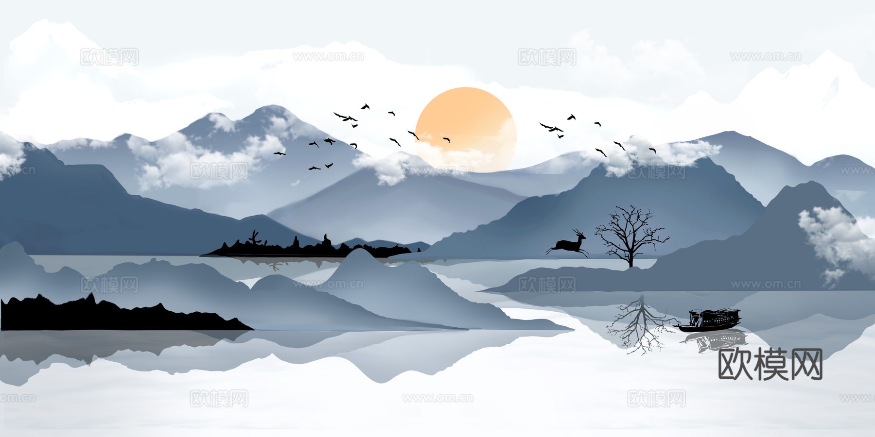 高清现代装饰画挂画下载