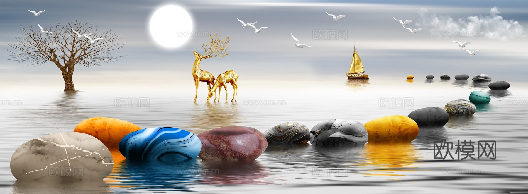 高清现代装饰画挂画下载