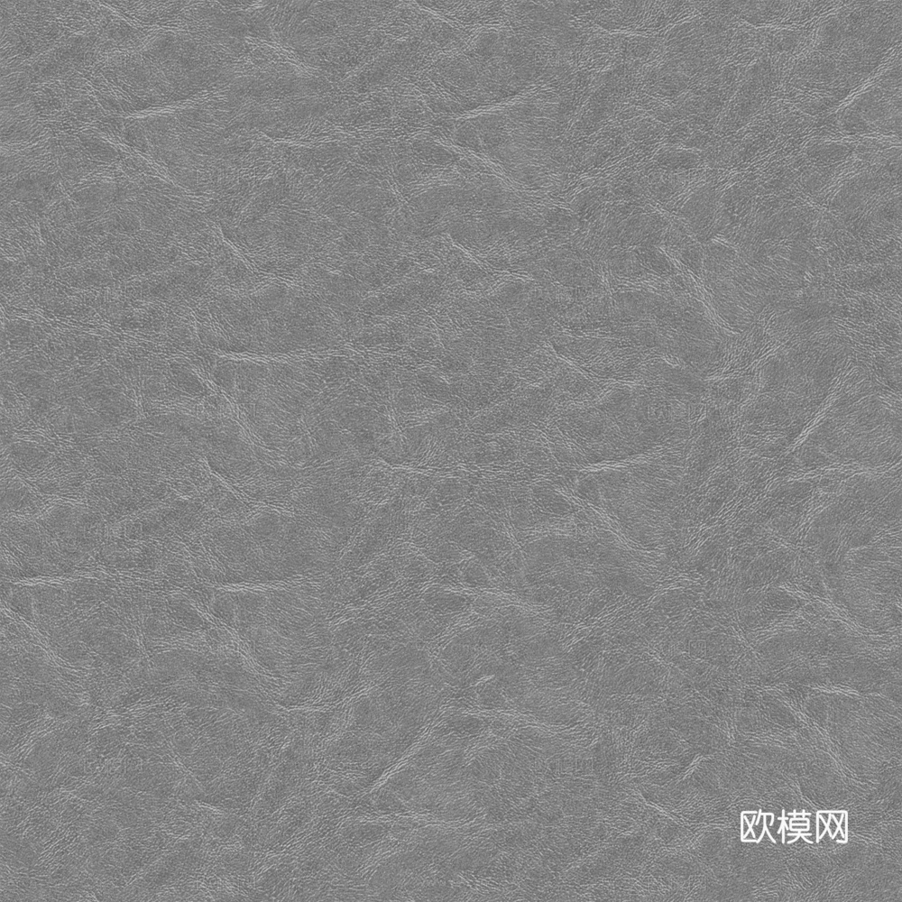 灰色粗纹皮革