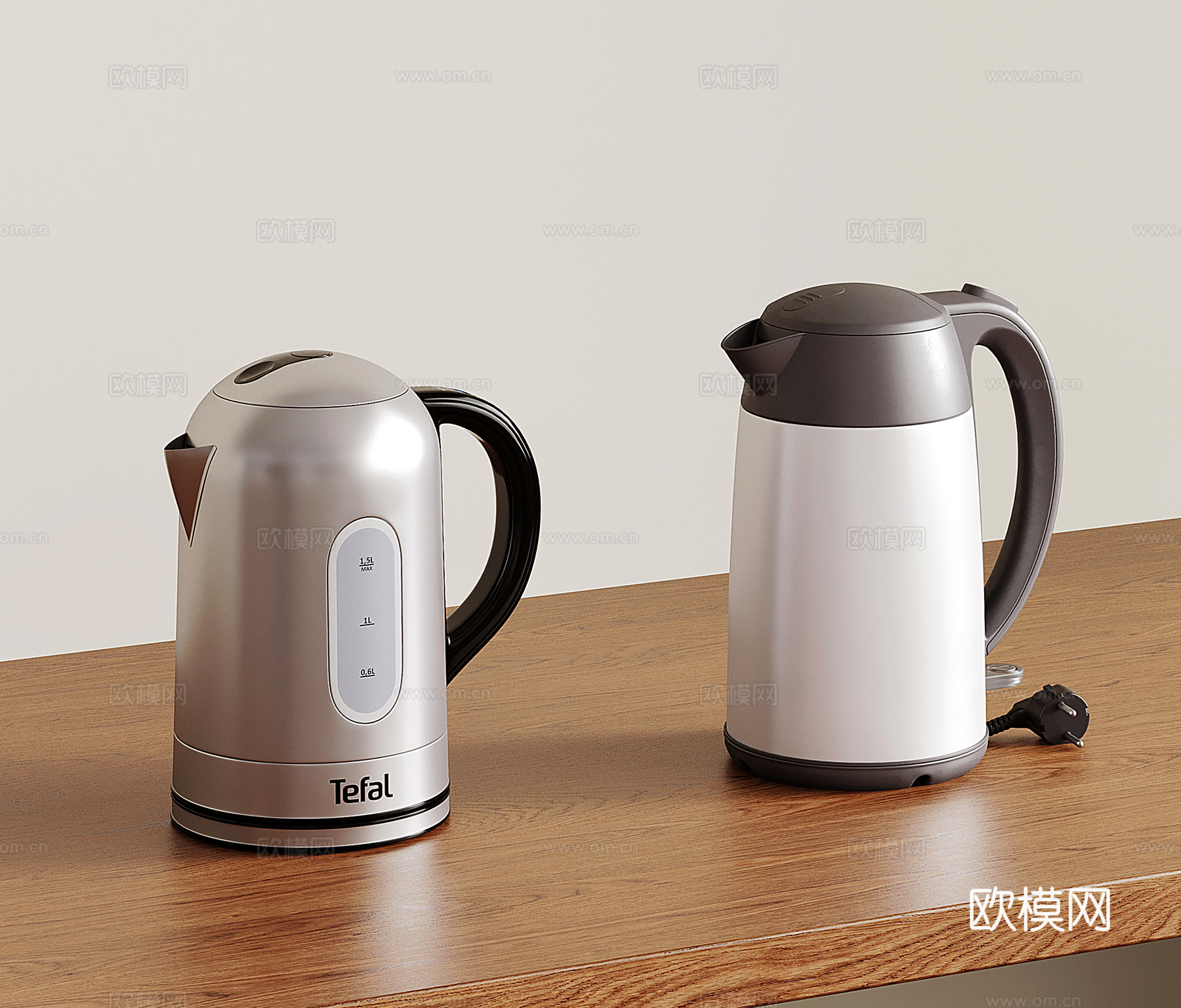 现代电水壶 小家电 日用电器su模型