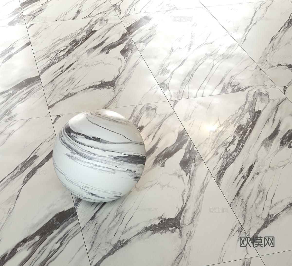 现代大理石 岩板 瓷砖 大理石岩板 大理石瓷砖 地板 护墙板3d模型