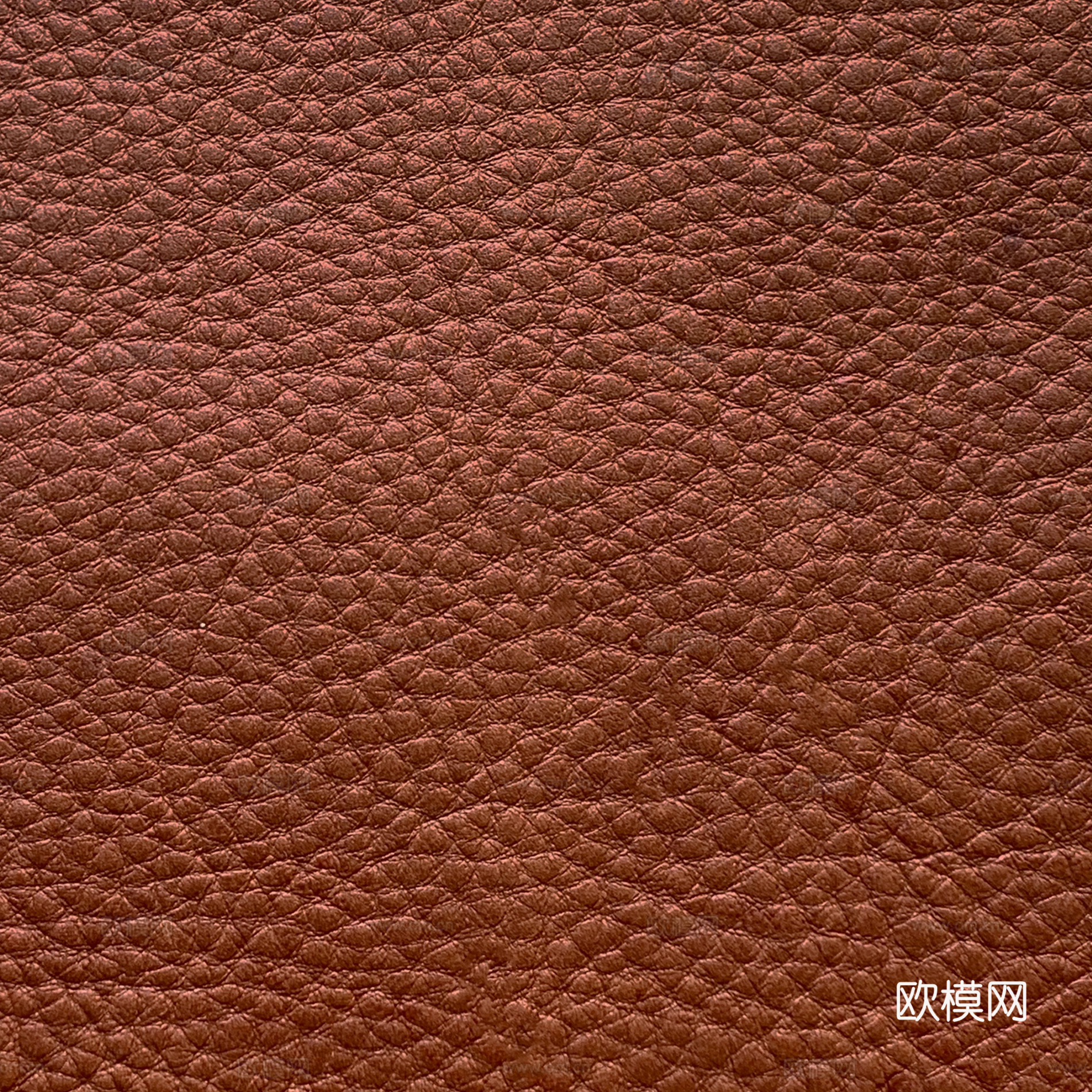 砖红色粗纹皮革贴图
