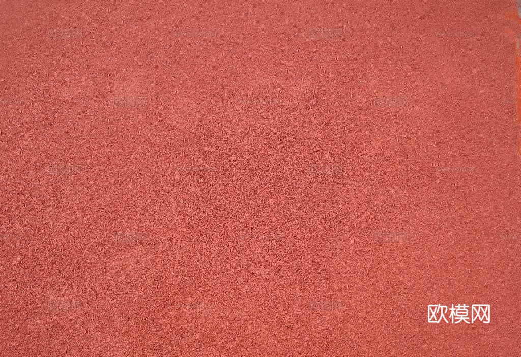 红色塑胶跑道 PVC橡胶地板