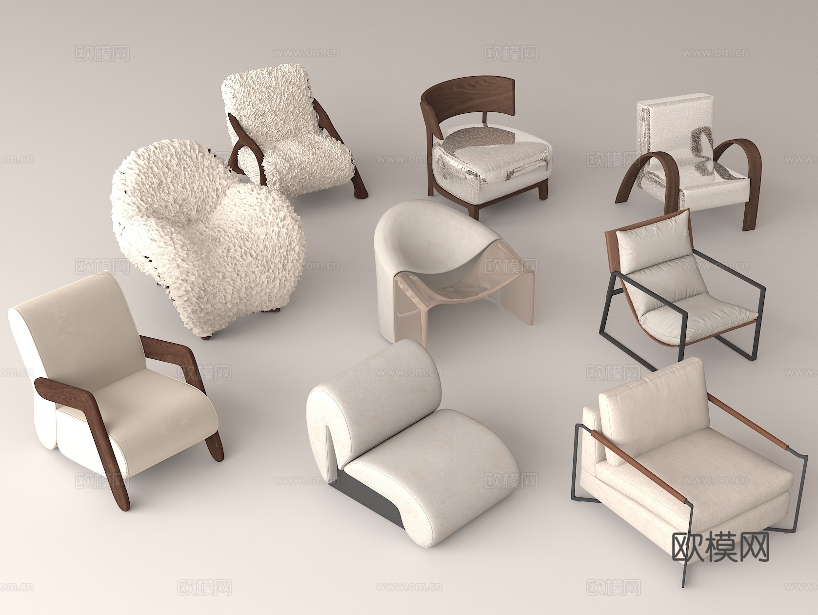 个性座椅懒人沙发创意座椅3d模型