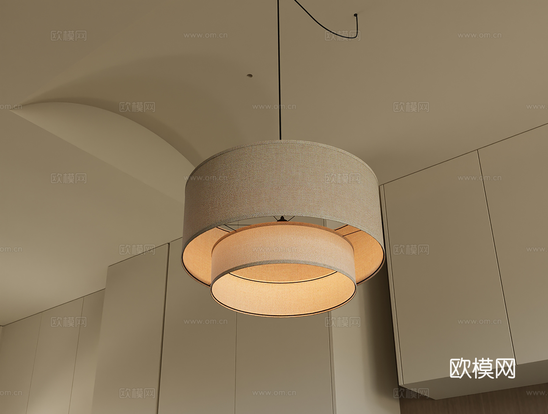 现代吊灯 卧室吊灯 餐厅吊灯3d模型