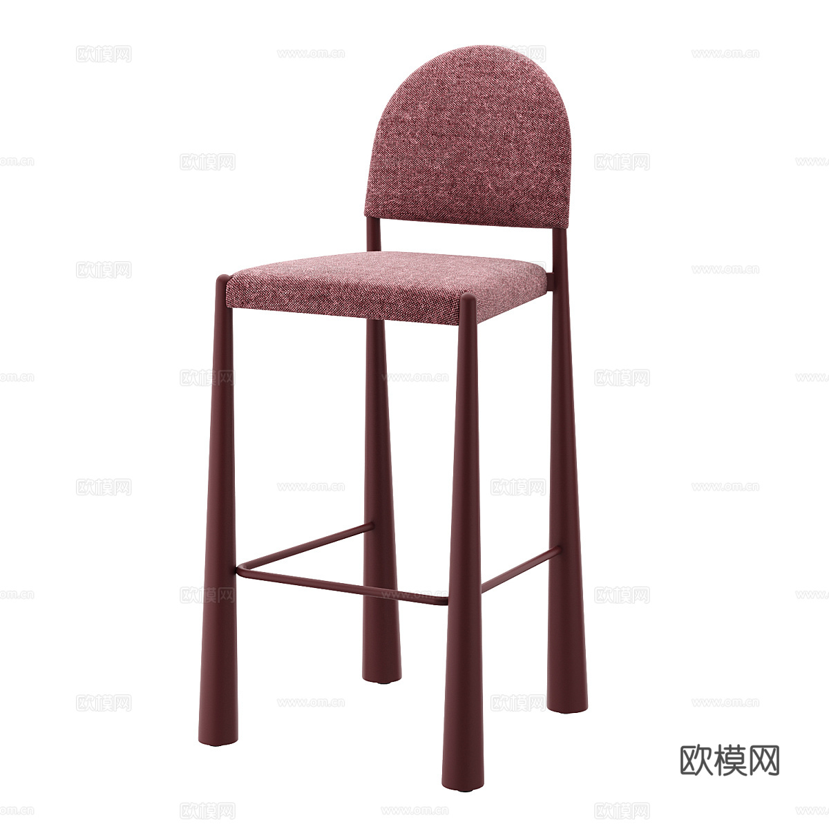 现代简约吧椅 休闲吧椅 吧凳 简约吧凳3d模型