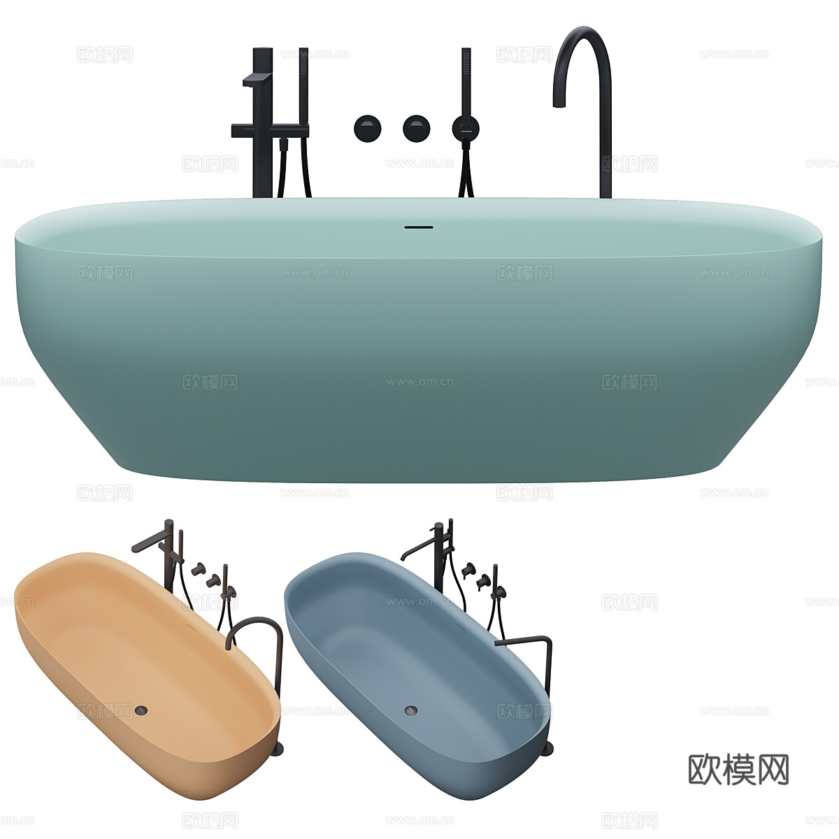 浴缸3d模型下载