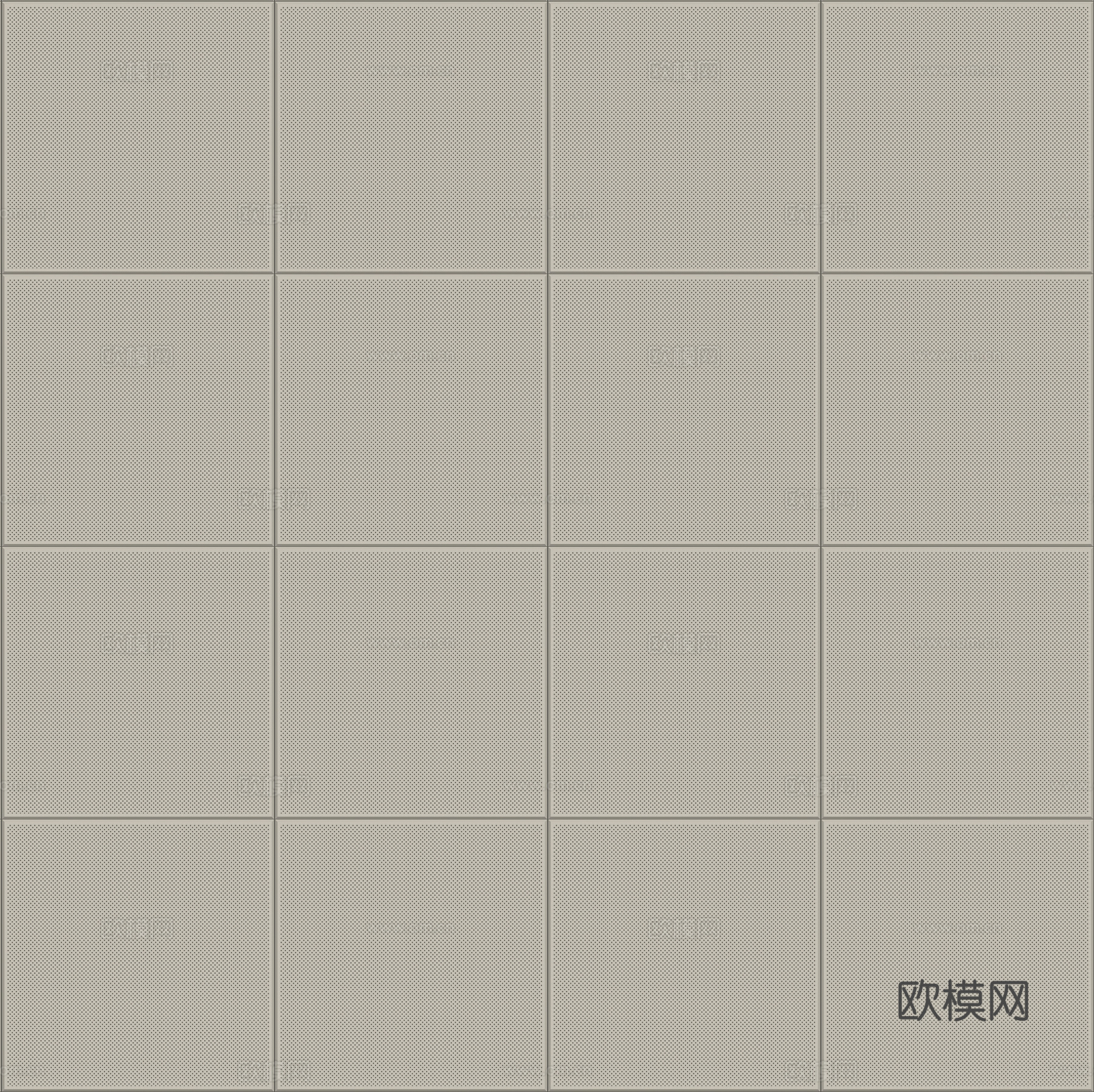 灰色集成吊顶穿孔板金属贴图