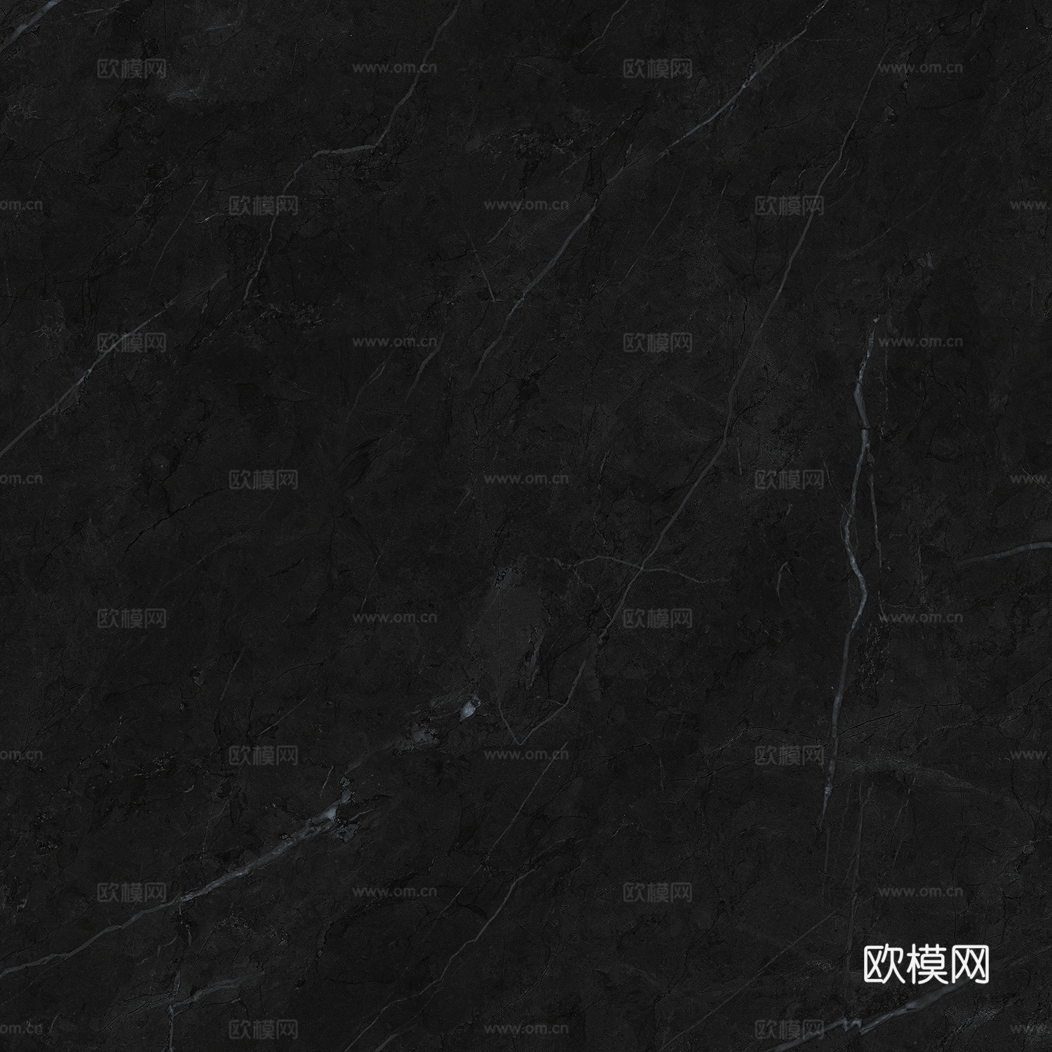 无缝黑色大理石瓷砖贴图