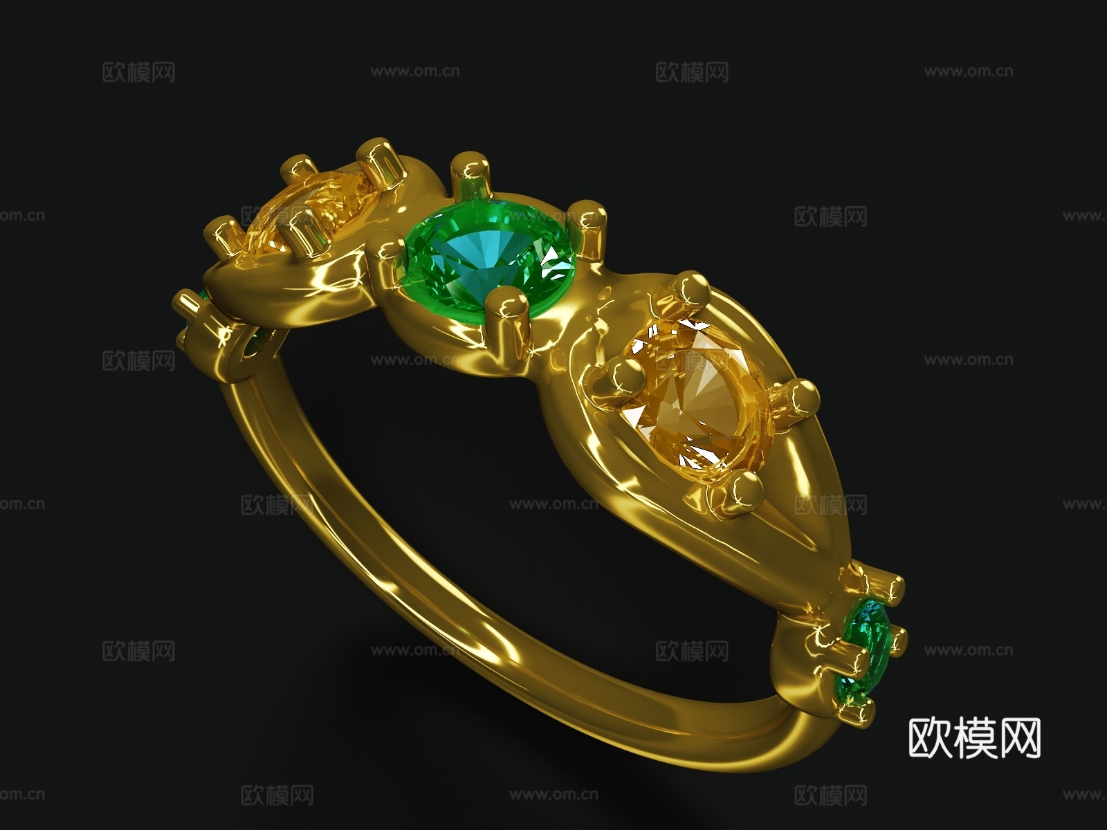 戒指 首饰 珠宝3d模型