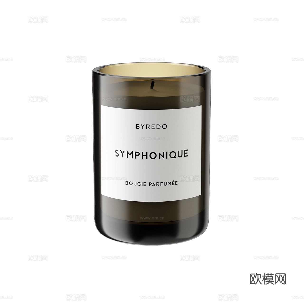 Byredo 蜡烛 香薰 玻璃饰品 装饰品 摆件3d模型