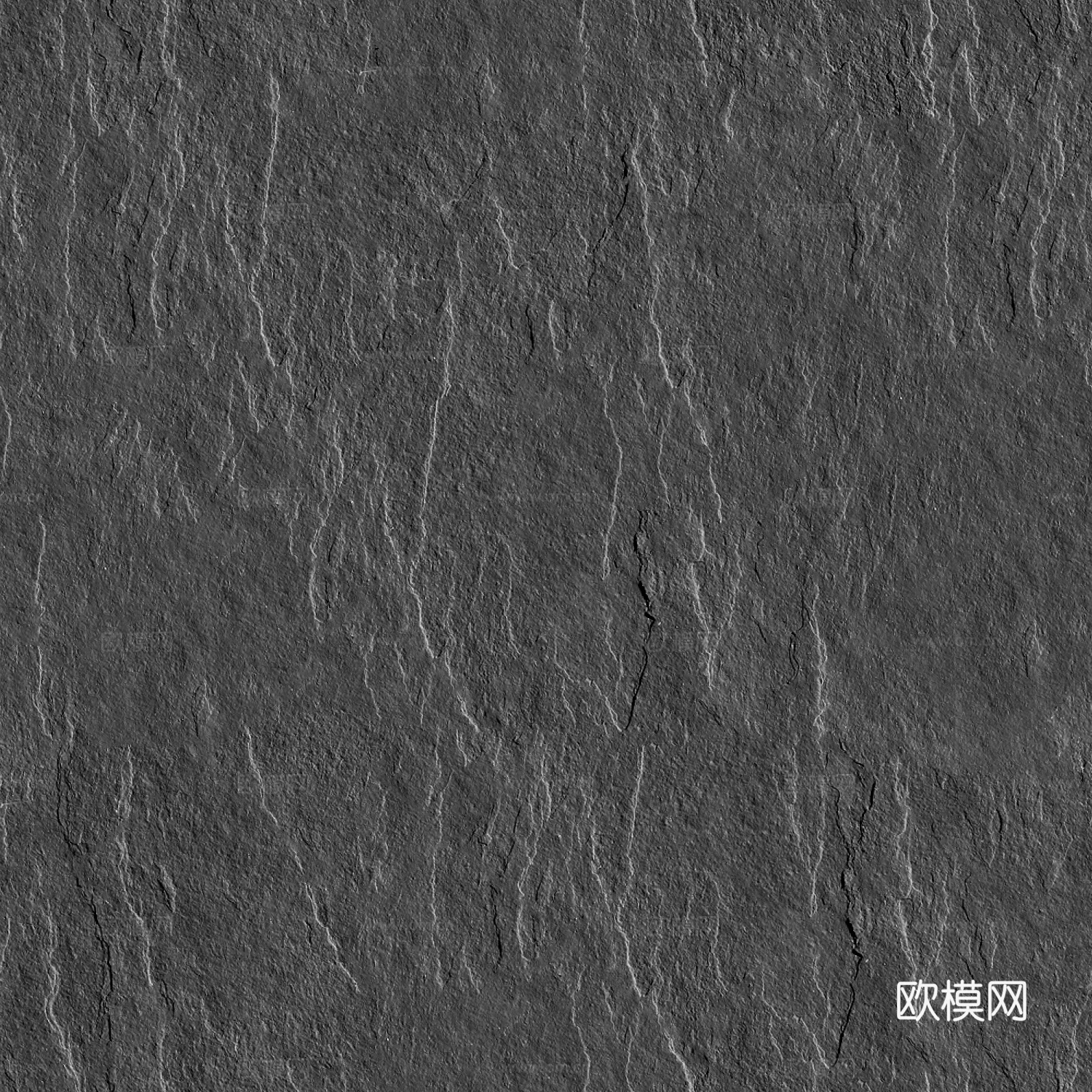 无缝黑色岩板贴图