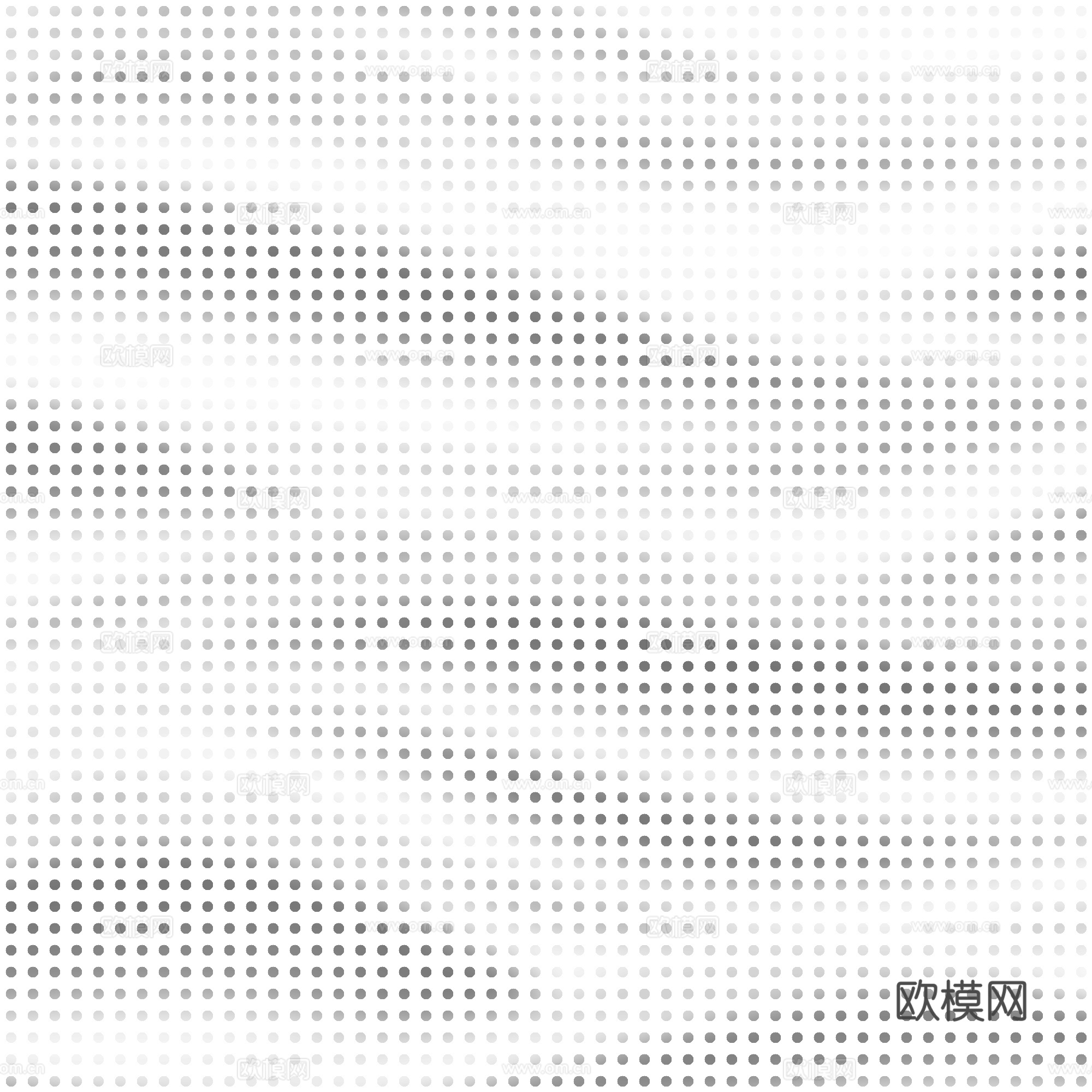 黑白渐变穿孔板金属铝板贴图