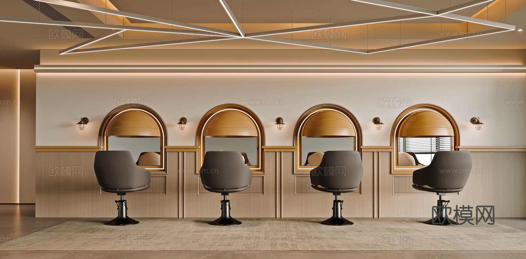 理发店3d模型