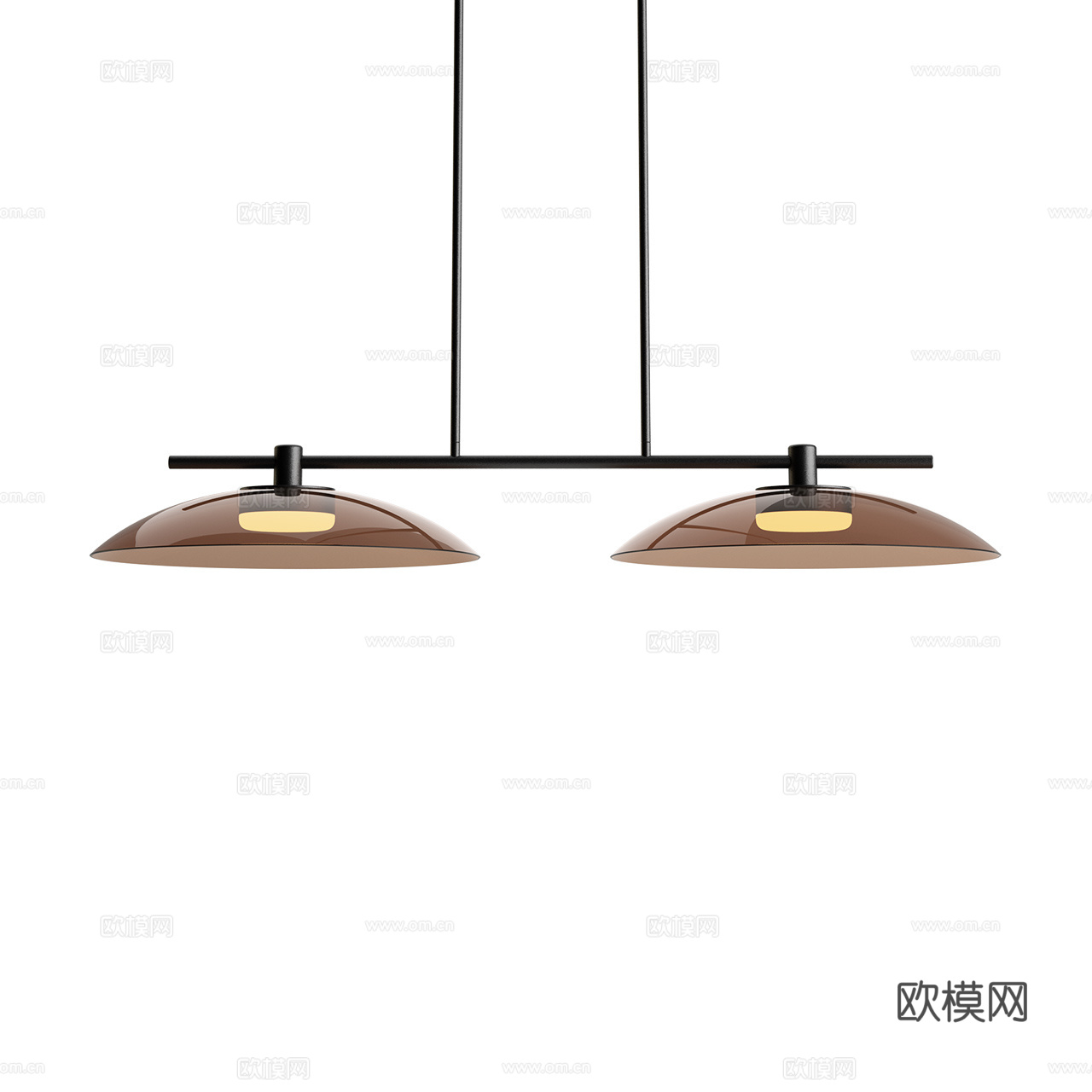 Aromas 现代吊灯 极简吊灯 多头吊灯 玻璃吊灯3d模型