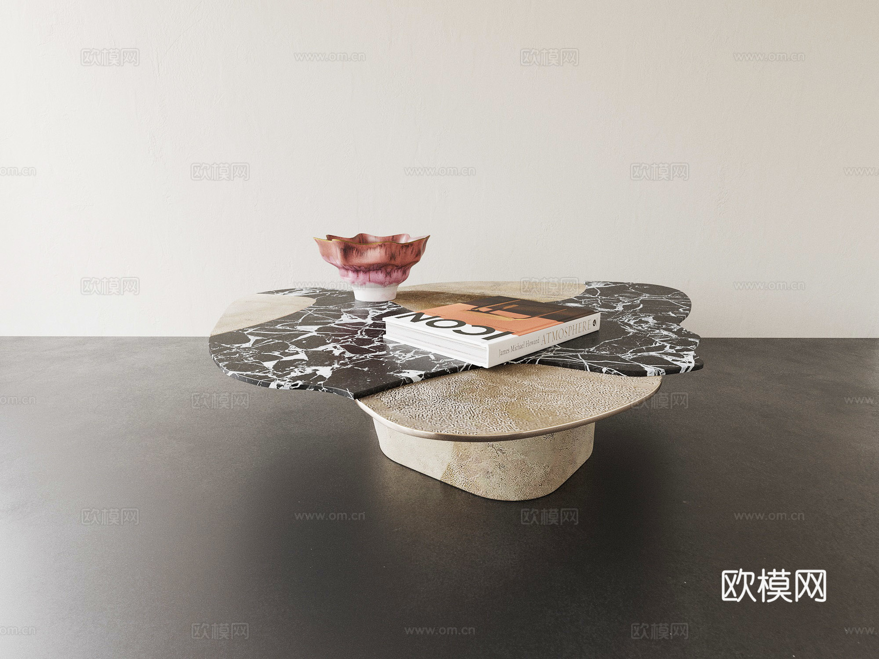 茶几 圆茶几 金属茶几3d模型