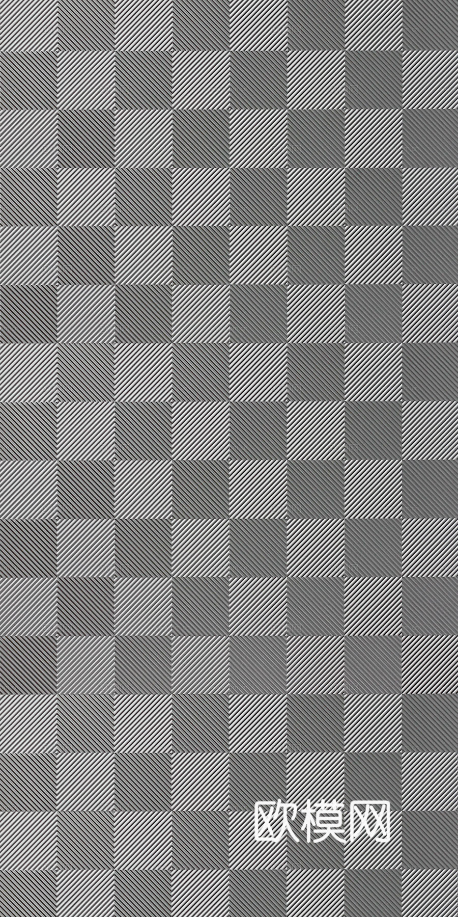 条纹黑白拼花金属板下载