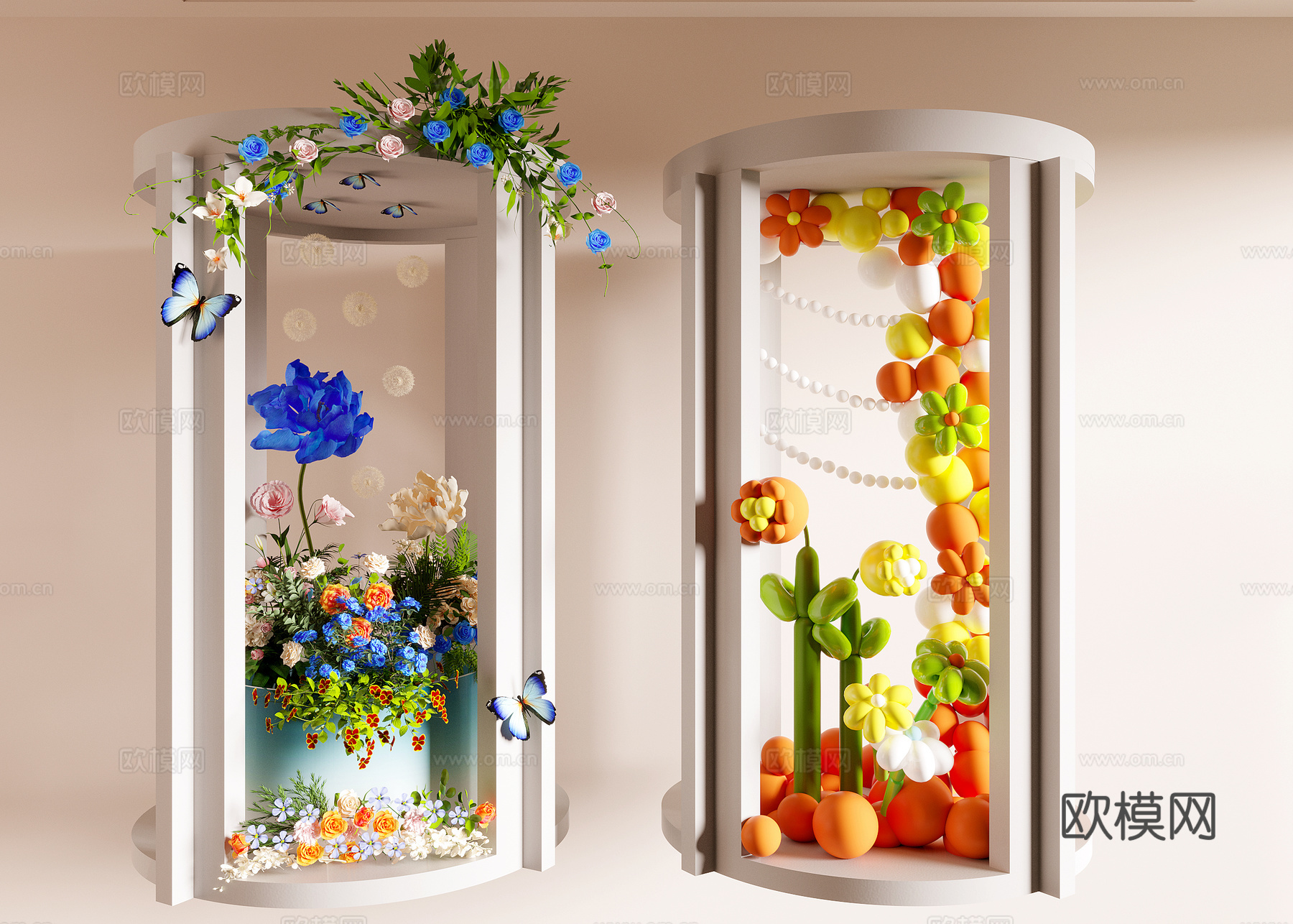 花艺美陈3d模型