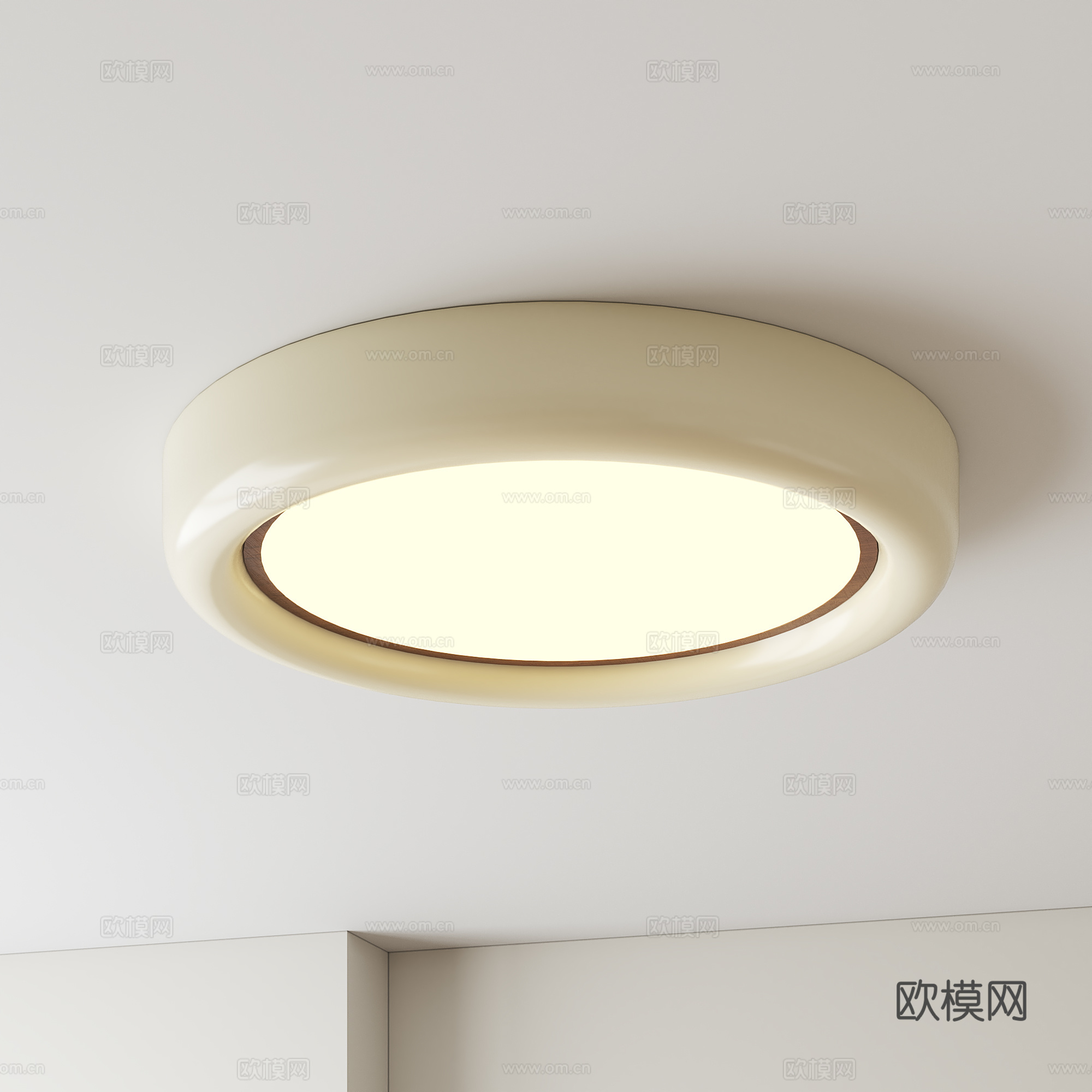 现代简约吸顶灯su模型