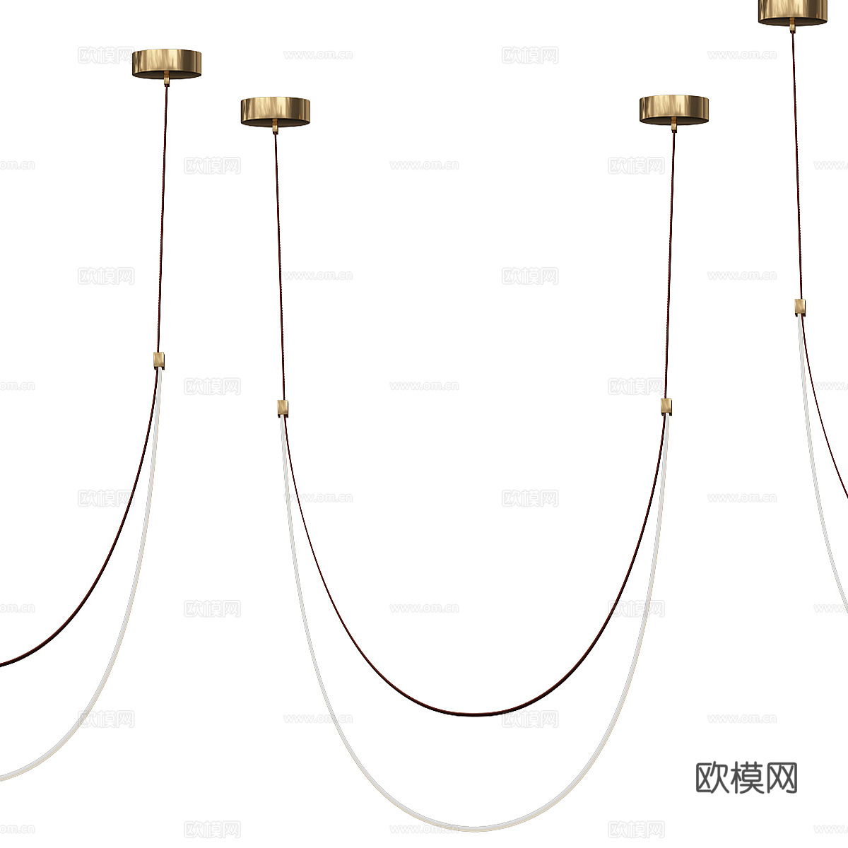现代简约轻奢吊灯 吊灯 简约吊灯 餐厅吊灯 弧形吊灯 灯3d模型