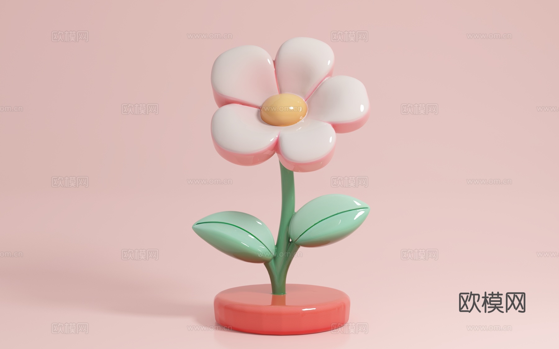 鲜花 花朵 假花 花 雕塑 摆件 装饰 手办 道具 美陈 陶3d模型