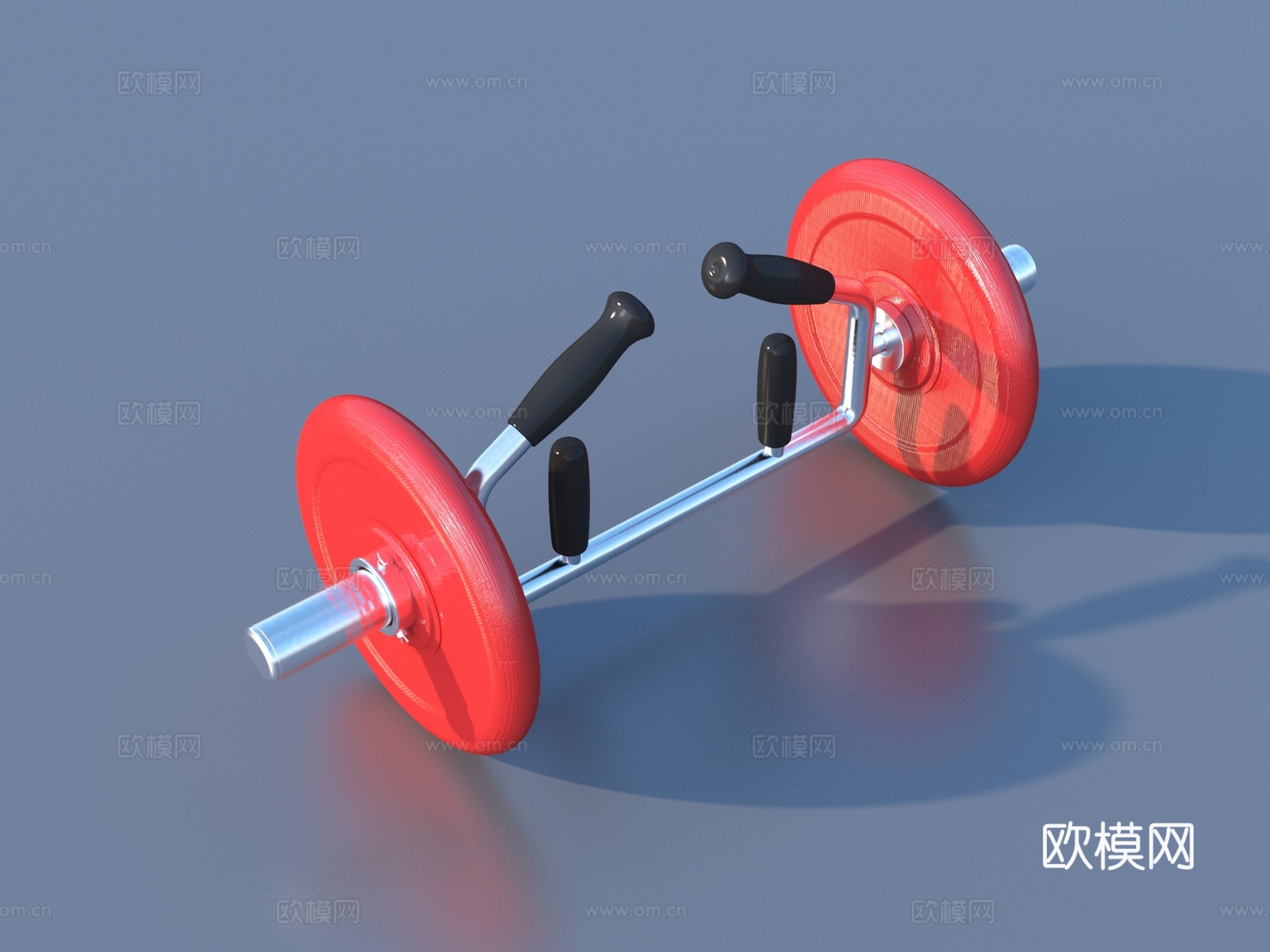 杠铃 举重杠铃3d模型