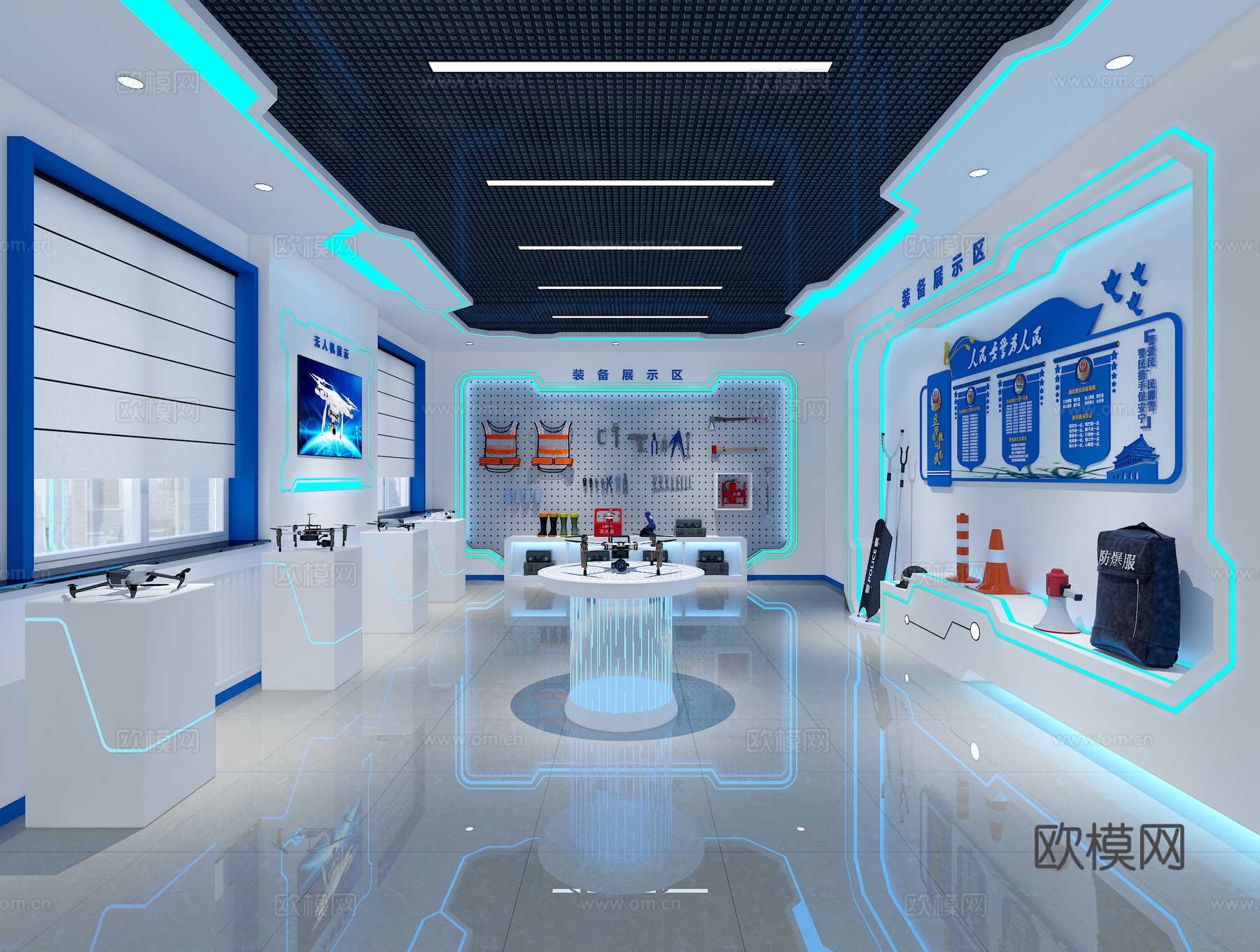 科技展厅3d模型