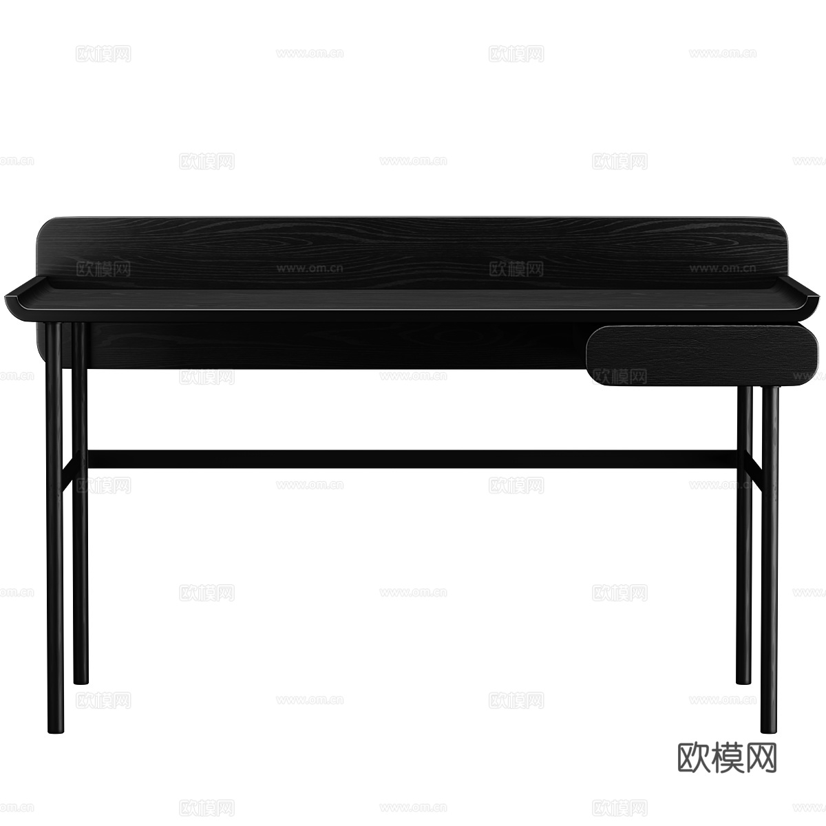 现代意式极简书桌3d模型