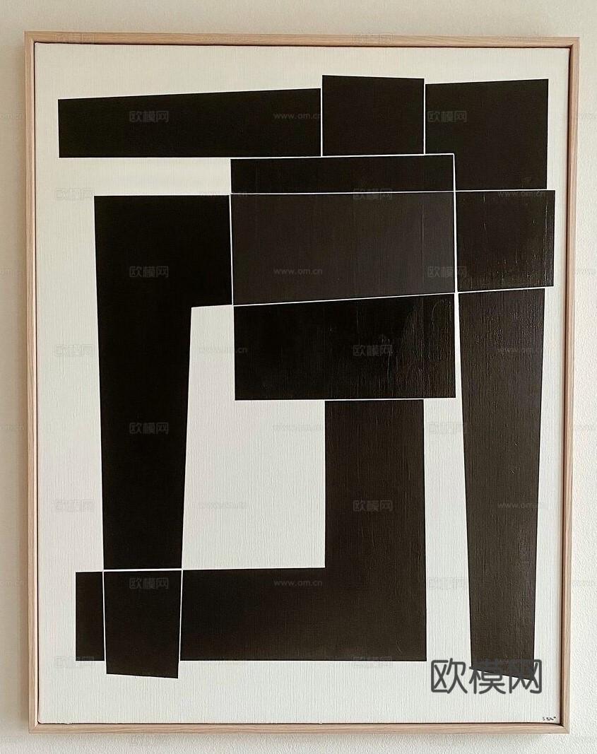 现代装饰挂画  中古侘寂挂画 艺术画  抽象画