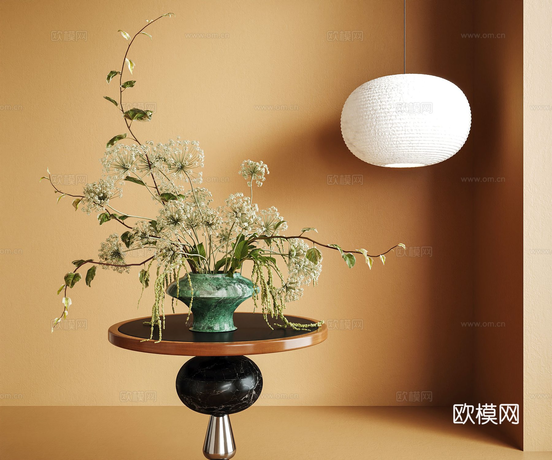 现代花瓶 花瓶花艺 花瓶摆件 现代花瓶花艺组合su模型