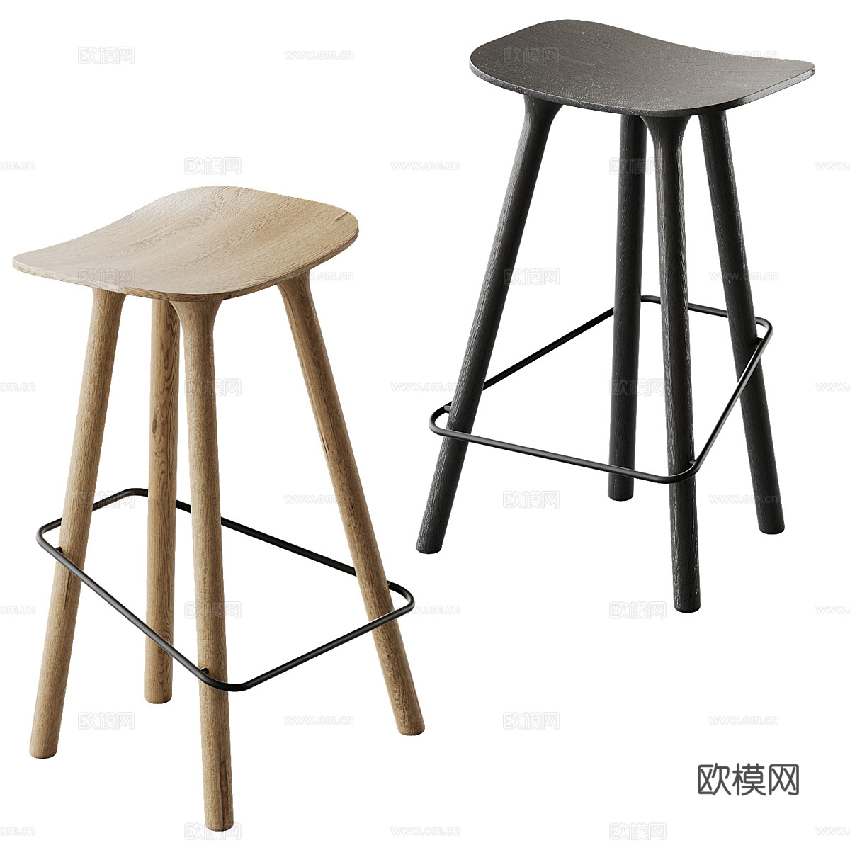 吧凳3d模型