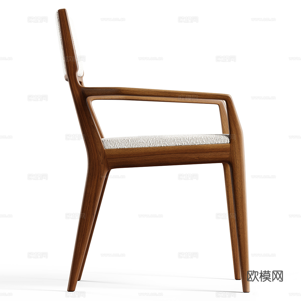 新中式 Ala 椅子3d模型