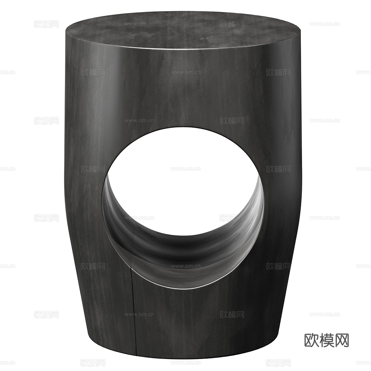 新中式实木边几3d模型