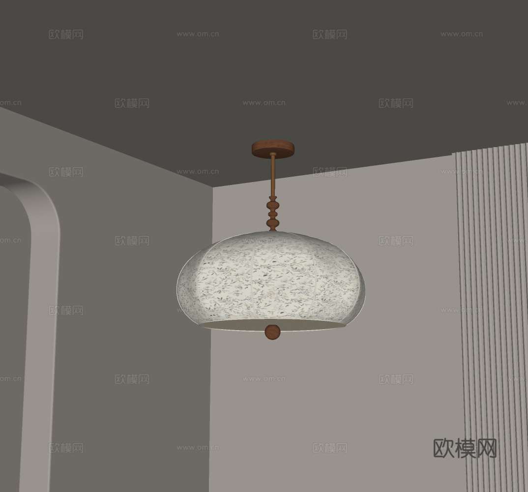 法式中古吊灯 门厅小吊灯 餐厅吊灯 复古吊灯 中古吊灯su模型
