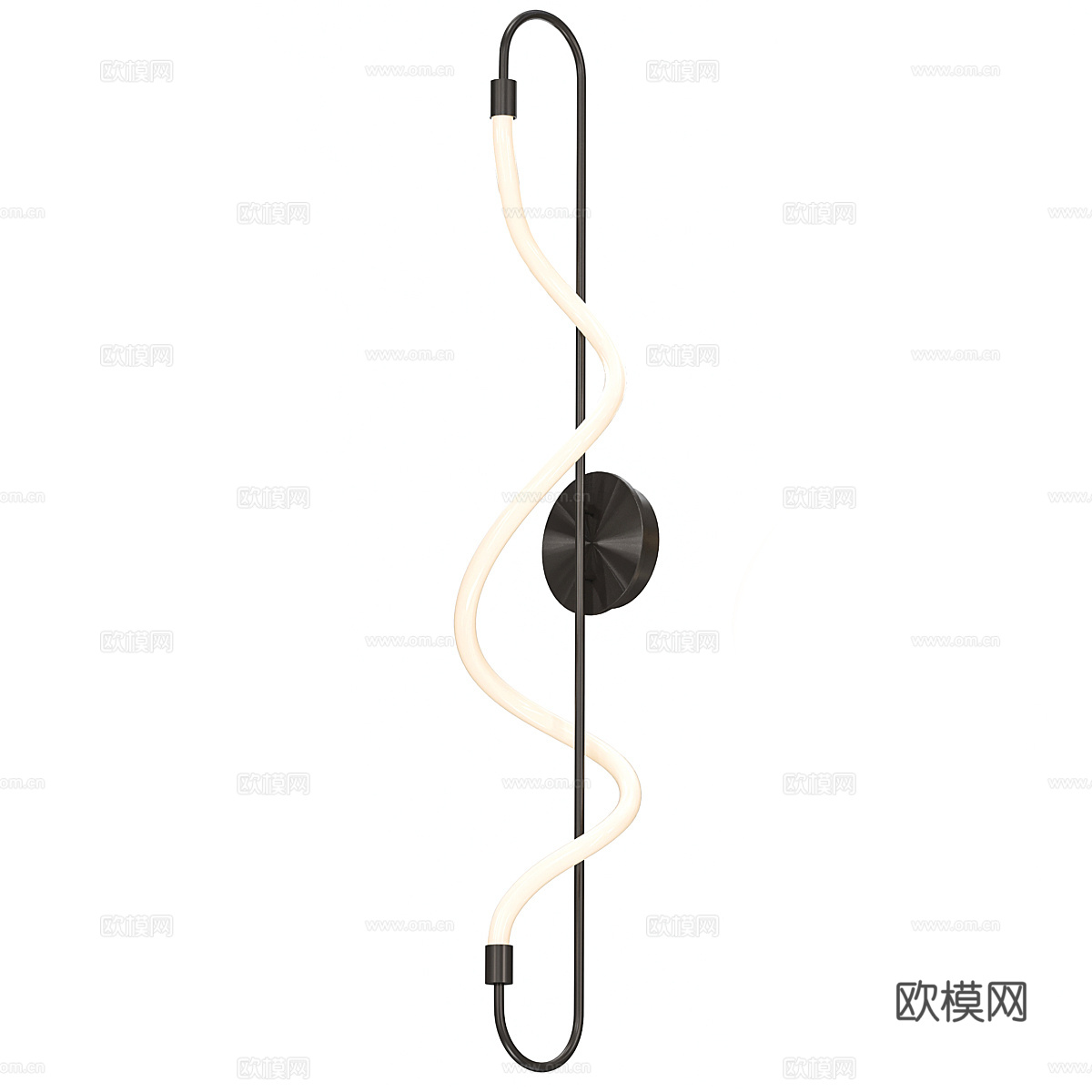 现代轻奢极简装饰壁灯3d模型