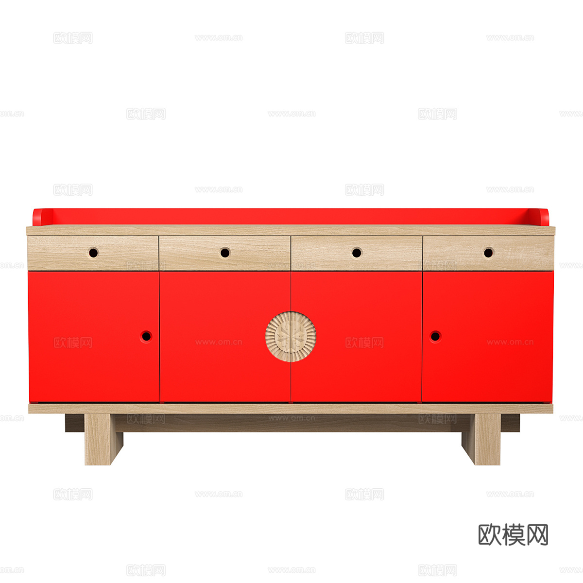北欧简约电视柜 电视柜 简约电视柜 装饰柜3d模型