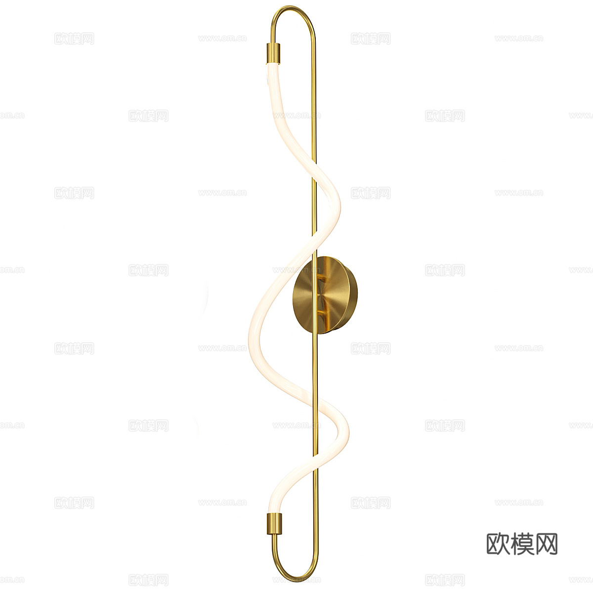 现代轻奢极简装饰壁灯3d模型